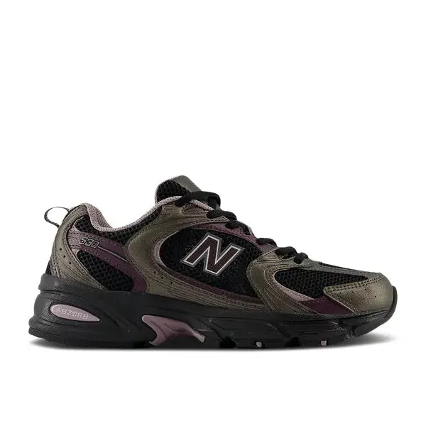 New Balance 530 Black Metallic Plum Brown, foto 2 van 2