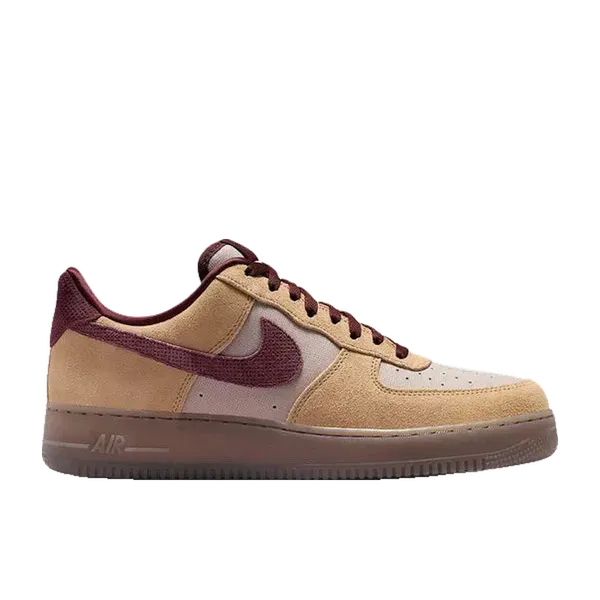 Nike Air Force 1 Low '07 Premium Linen Moon Particle Burgundy, vergelijk prijzen bij 1 winkel
