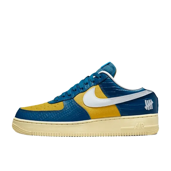 Nike Air Force 1 '07 SP Undefeated On It Blue Yellow Croc, vergelijk prijzen bij 2 winkels
