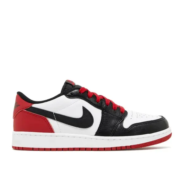 Jordan 1 Retro Low OG Black Toe (GS), vergelijk prijzen bij 1 winkel
