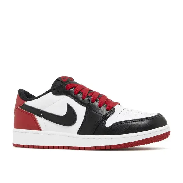 Jordan 1 Retro Low OG Black Toe (GS), foto 2 van 4