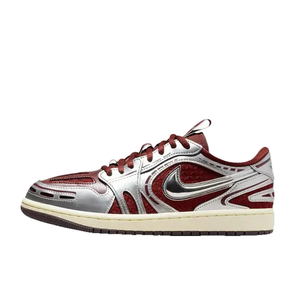 Jordan 1 Low Method of Make V3 Dark Team Red Metallic Silver, vergelijk prijzen bij 1 winkel