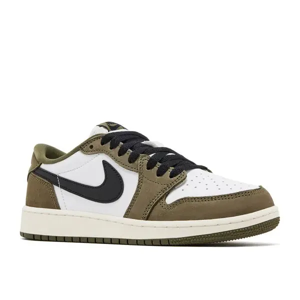 Jordan 1 Retro Low OG Medium Olive (GS), foto 2 van 4
