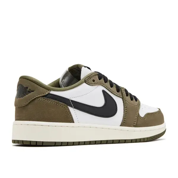 Jordan 1 Retro Low OG Medium Olive (GS), foto 3 van 4