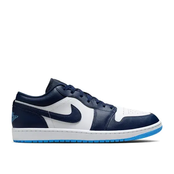 Jordan 1 Low Midnight Navy University Blue, foto 2 van 2