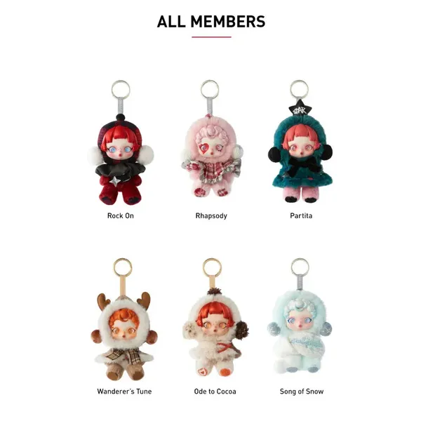 Unknown Pop Mart Skullpanda Winter Symphony Series Plush Blind Box, foto 2 van 3