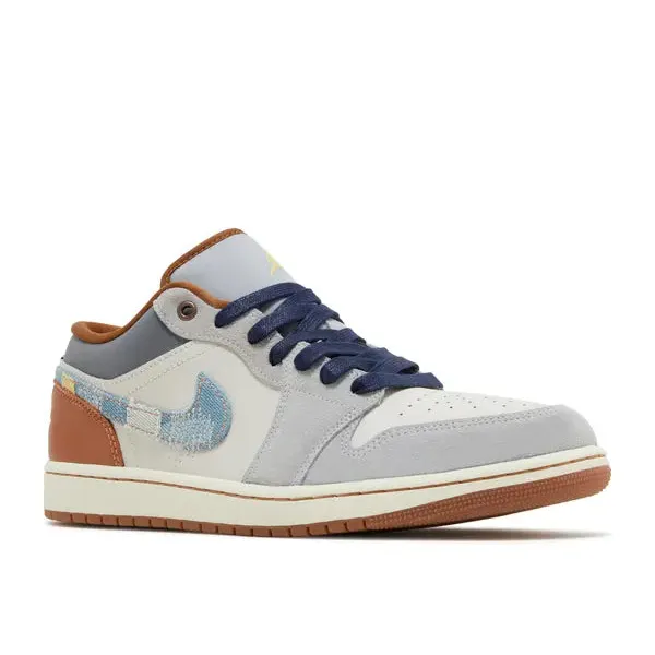 Jordan 1 Low SE Phantom Repaired Denim Swoosh, foto 3 van 5