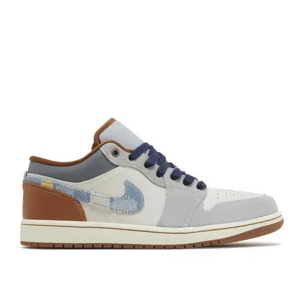 Jordan 1 Low SE Phantom Repaired Denim Swoosh, foto 2 van 5