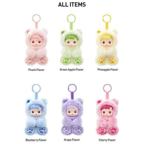 Unknown Pop Mart Hacipupu Gummy Bear Case (6 Blind Box), foto 2 van 4