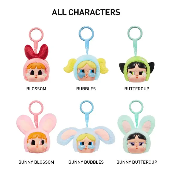 Unknown Pop Mart Labubu Crybaby x Powerpuff Girls Case (6 Blind Box), foto 2 van 5