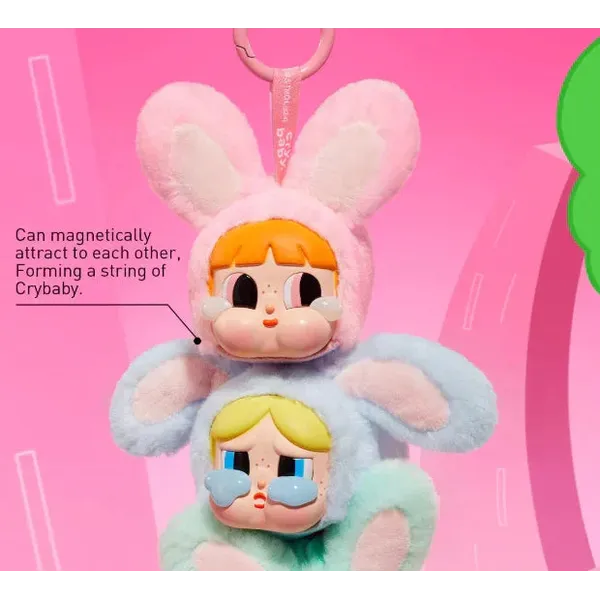 Unknown Pop Mart Labubu Crybaby x Powerpuff Girls Case (6 Blind Box), foto 3 van 5