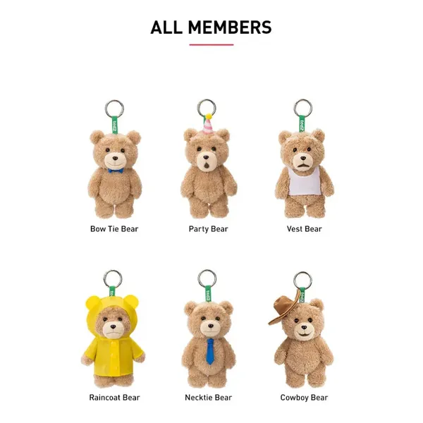 Unknown Pop Mart Ted2 Teddy Bear Action Series Blind Box, foto 2 van 4
