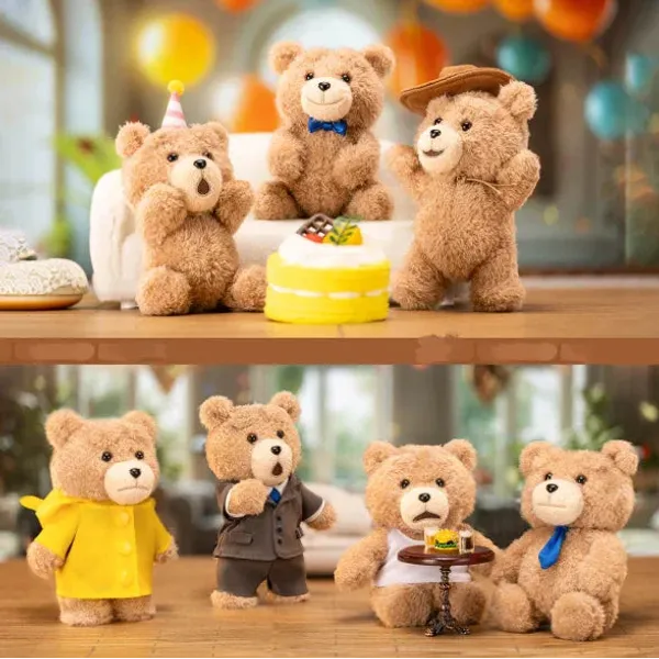 Unknown Pop Mart Ted2 Teddy Bear Action Series Blind Box, foto 4 van 4