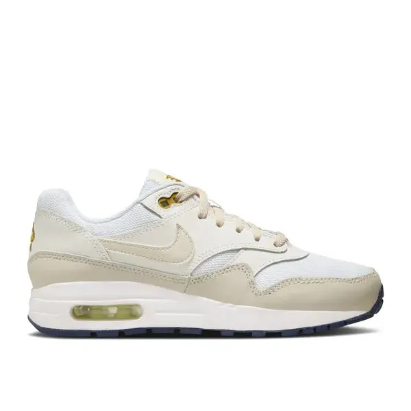 Nike Air Max 1 White Bronzine Barely Volt Light Orewood Brown (GS), vergelijk prijzen bij 1 winkel