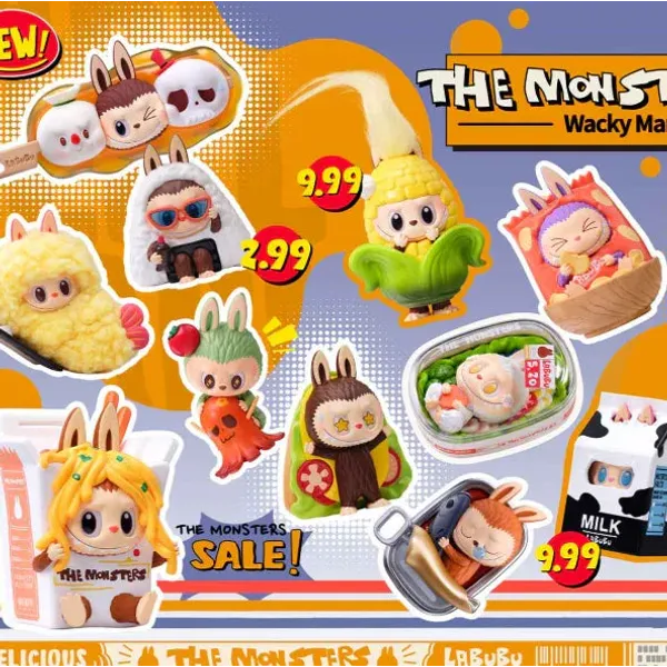 Unknown Pop Mart Labubu The Monsters Wacky Mart Case (12 Blind Box), foto 3 van 3