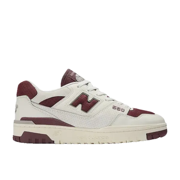 New Balance 550 Sea Salt Classic Crimson, vergelijk prijzen bij 1 winkel