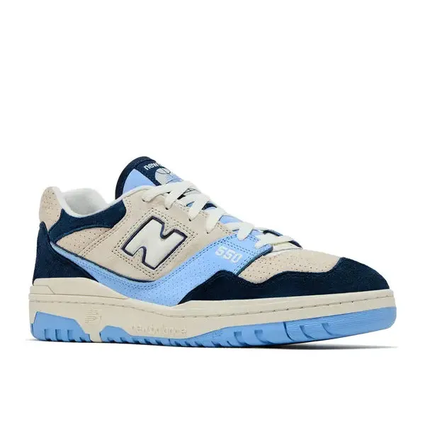 New Balance 550 Navy Electric Sky, foto 3 van 5
