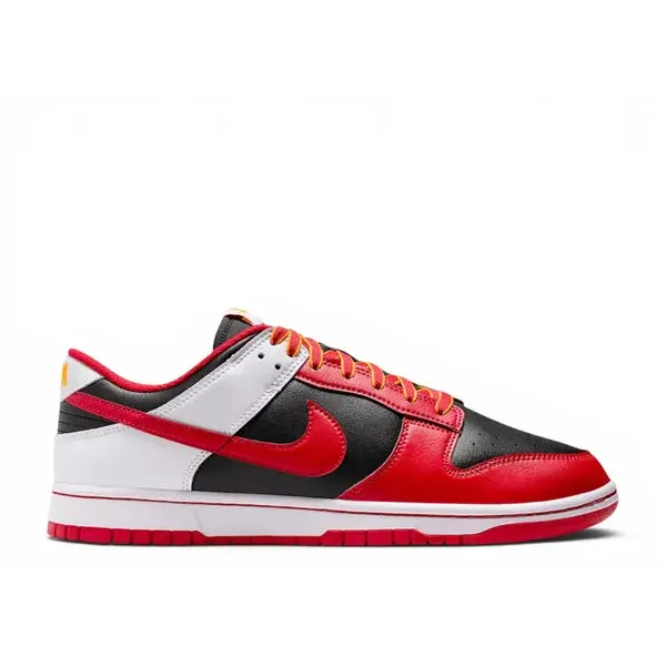 Nike Dunk Low Retro Black White University Red, foto 2 van 2