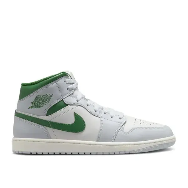 Jordan 1 Mid White Pure Platinum Pine Green, vergelijk prijzen bij 1 winkel