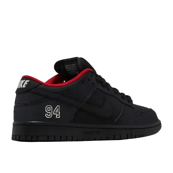 Nike SB Dunk Low Supreme 94 Black, foto 4 van 5