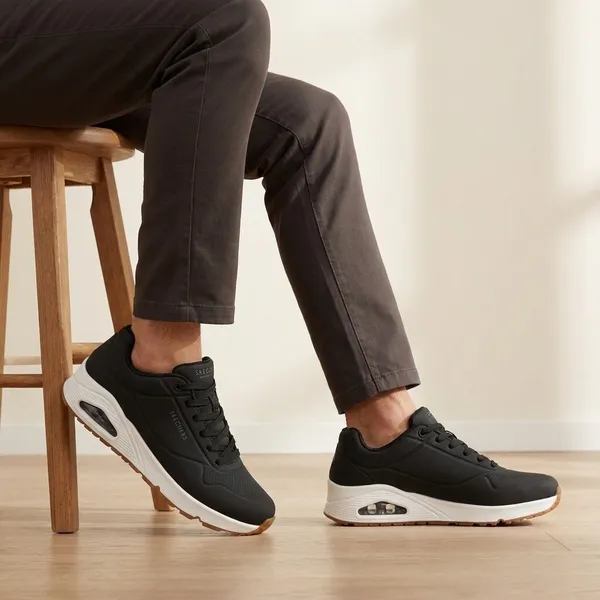 Skechers Uno Stand On Air Zwart, vergelijk prijzen bij 1 winkel