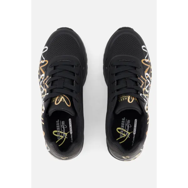 Skechers X Jgoldcrown Uno Lite Zwart, foto 3 van 5