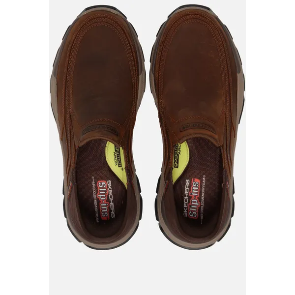 Skechers Respected Slip-Ins Arch Fit Bruin, foto 4 van 5