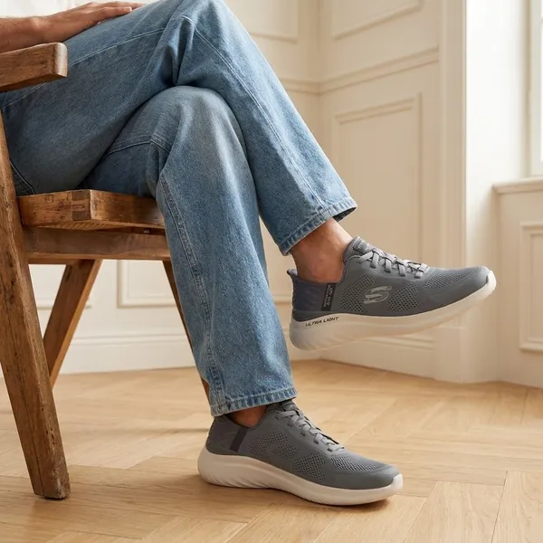 Skechers Slip-Ins Bounder 2.0 Blauw, vergelijk prijzen bij 1 winkel