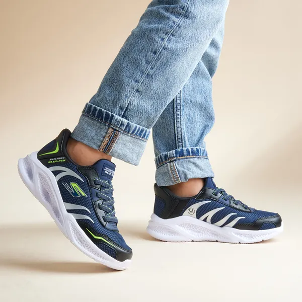 Skechers Slip-Ins Meteor Lights Blauw, vergelijk prijzen bij 1 winkel