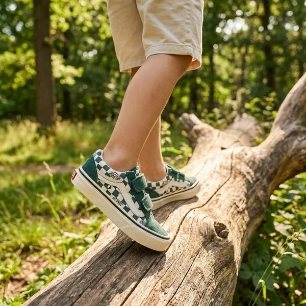 Vans Old Skool Geo Check Groen, vergelijk prijzen bij 1 winkel