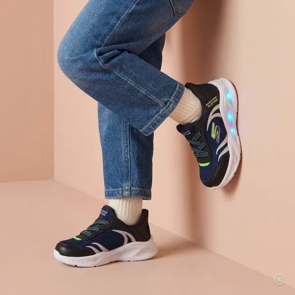 Skechers Meteor Lights Slip-Ins Blauw, vergelijk prijzen bij 1 winkel