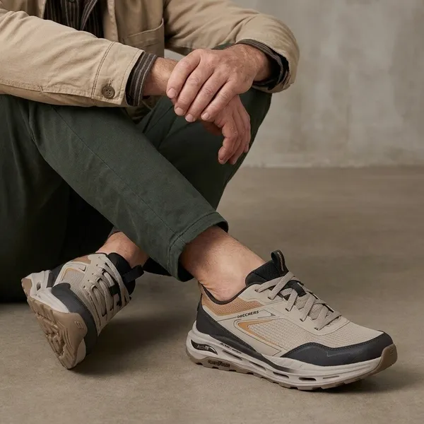 Skechers Slip-Ins Arch Fit Orvan Ultra Taupe, vergelijk prijzen bij 1 winkel