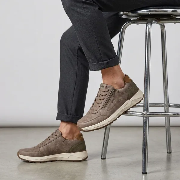 Rieker Sneakers Grijs, vergelijk prijzen bij 1 winkel