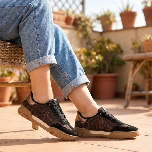 Tamaris Zwart Leopard, vergelijk prijzen bij 1 winkel