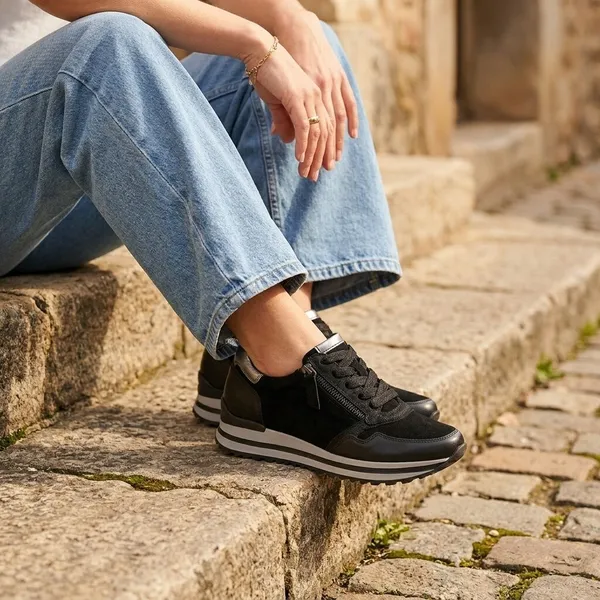 Gabor Sneakers Zwart, vergelijk prijzen bij 1 winkel