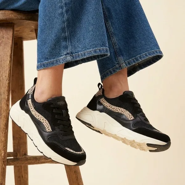POSH by Poelman Sneakers Zwart, vergelijk prijzen bij 1 winkel
