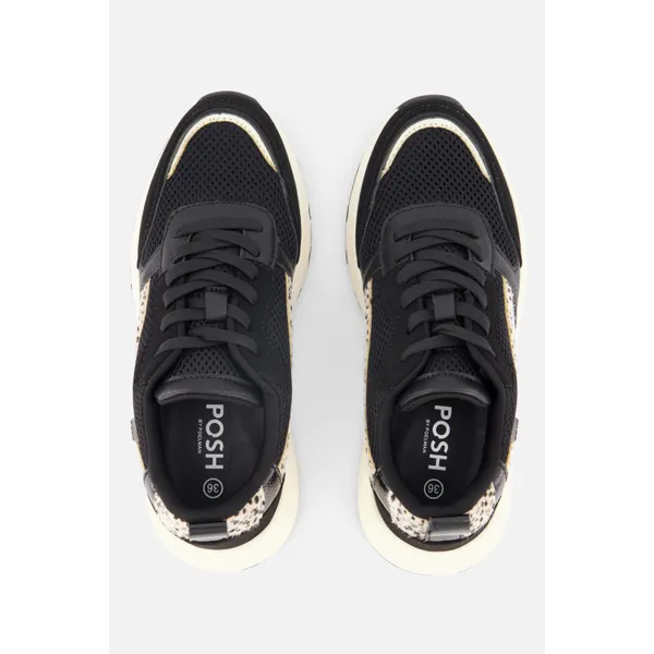 POSH by Poelman Sneakers Zwart, foto 4 van 5