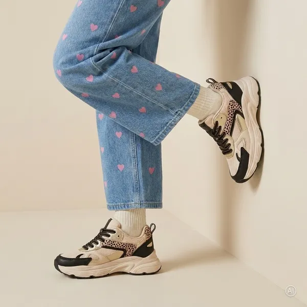 POSH by Poelman Sneakers Beige, vergelijk prijzen bij 1 winkel