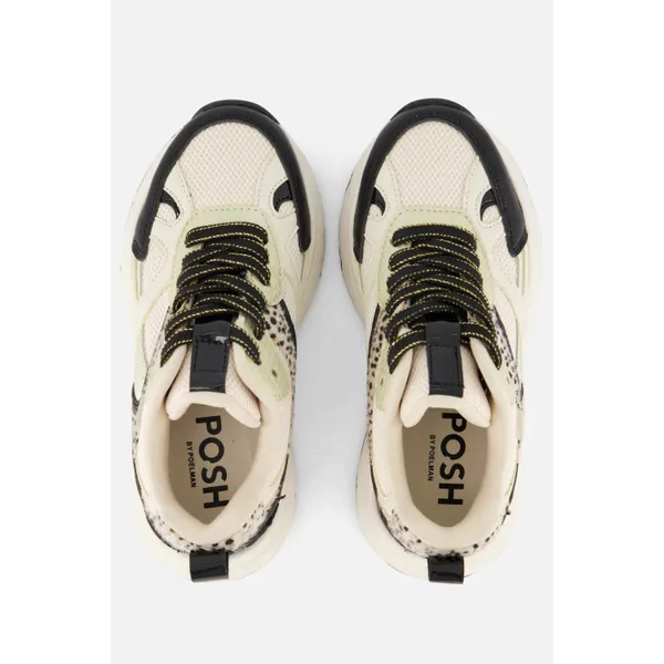 POSH by Poelman Sneakers Beige, foto 4 van 5