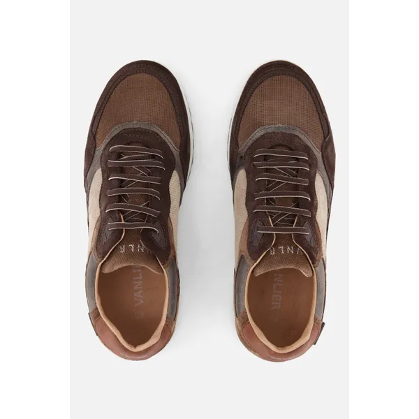 Van Lier Sneakers Bruin, foto 4 van 5