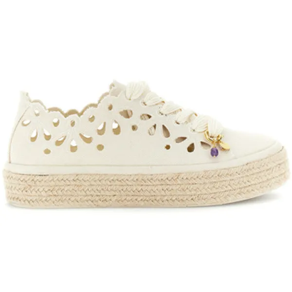 Café Noir Lage Sneakers Beige, vergelijk prijzen bij 1 winkel