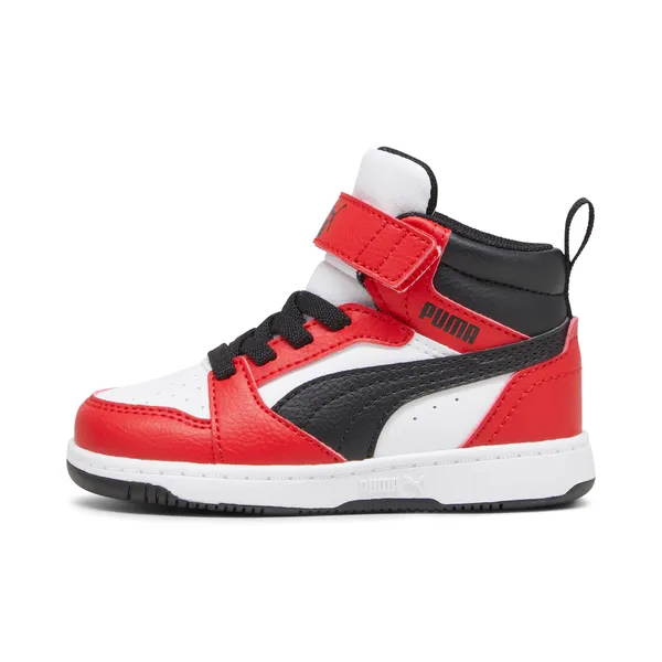 Puma Rebound V6 Mid Zwart Kids, vergelijk prijzen bij 1 winkel
