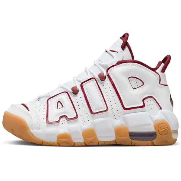 Nike Air More Uptempo Wit/Rood, vergelijk prijzen bij 1 winkel