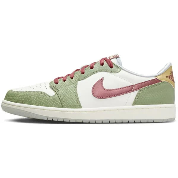 Jordan 1 Retro Low OG Year of the Dragon (2024) Sail/Black-Varsity Red-Muslin (Wit), vergelijk prijzen bij 1 winkel