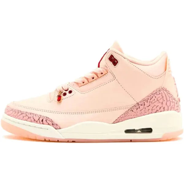 Jordan 3 Retro Valentine's Day Treat Yourself (2025) Washed Coral/Gym Red/Sail, vergelijk prijzen bij 1 winkel
