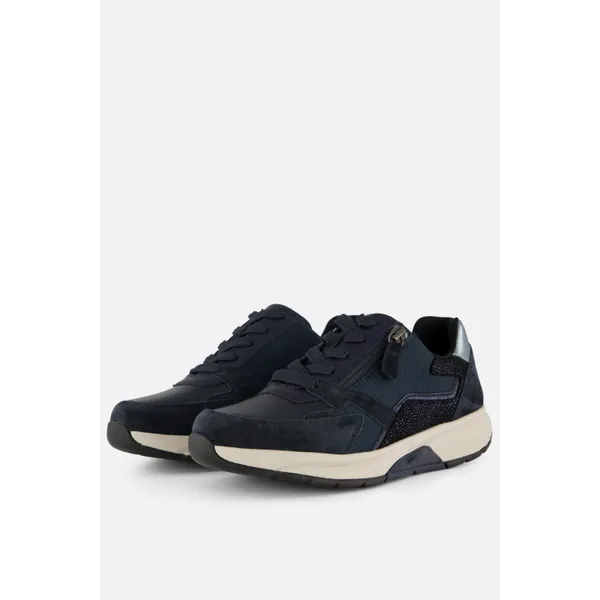 Gabor Rollingsoft Blauw Suede, foto 2 van 5