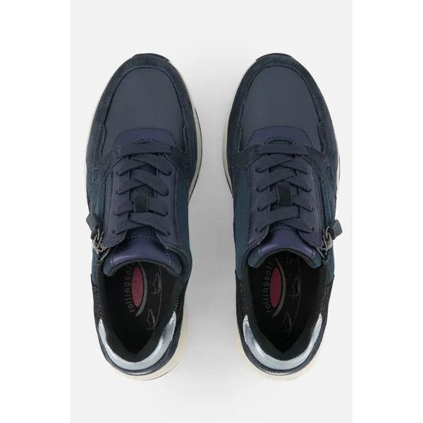 Gabor Rollingsoft Blauw Suede, foto 4 van 5
