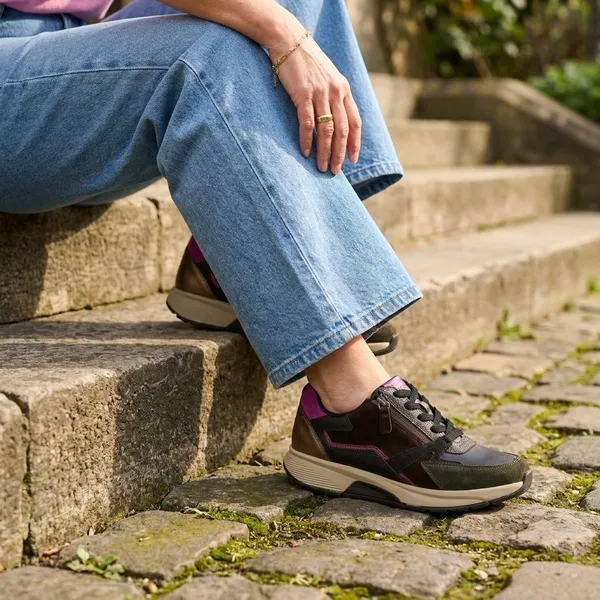 Gabor Rollingsoft Zwart Suede, vergelijk prijzen bij 1 winkel