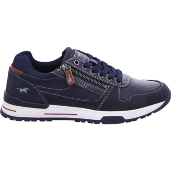 Mustang Lage Sneakers Blauw, vergelijk prijzen bij 1 winkel