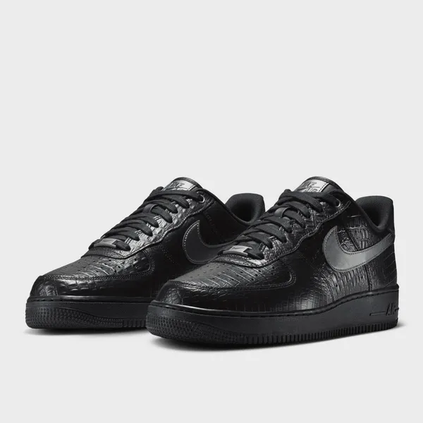 Nike Air Force 1 '07 Low "Triple Black Croc", vergelijk prijzen bij 1 winkel